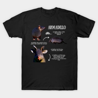 Armadillo Fun Facts T-Shirt